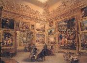 Frederick Mackenzie The National Gallery when at Mr J.J Angerstein's House,Pall Mall Spain oil painting reproduction